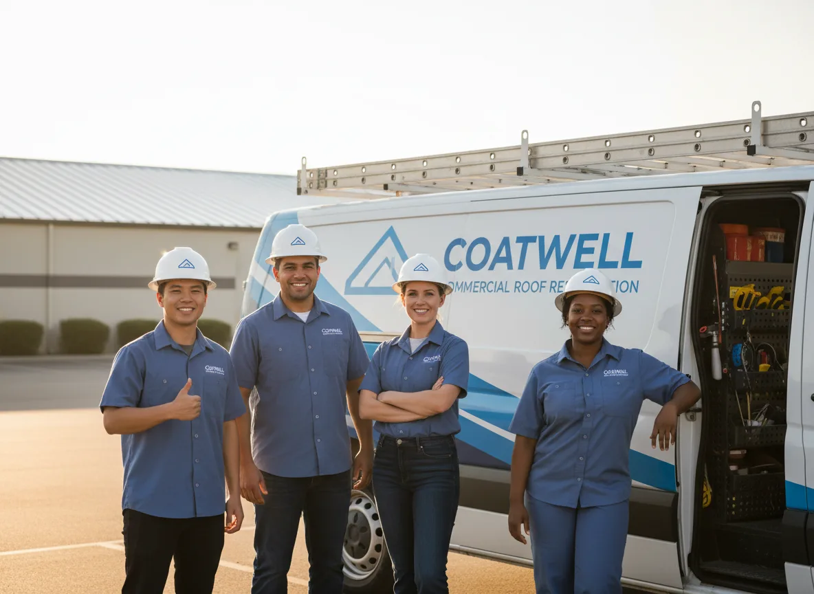 Commercial roof coating company in Glendora, MS